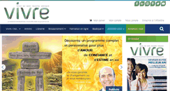 Desktop Screenshot of magazinevivre.com